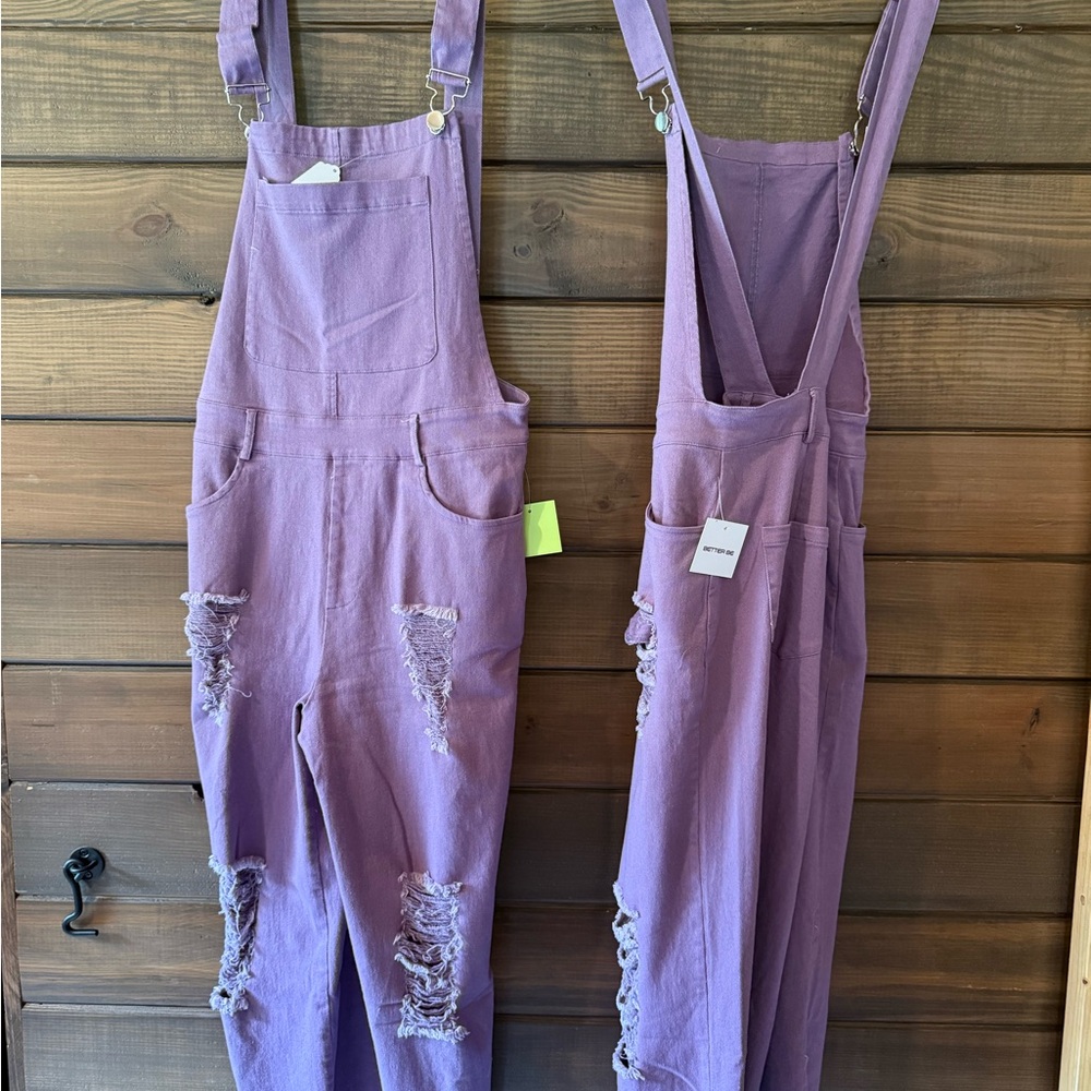 Better Be Purple Jumpsuit Relaxed Fit Full Length